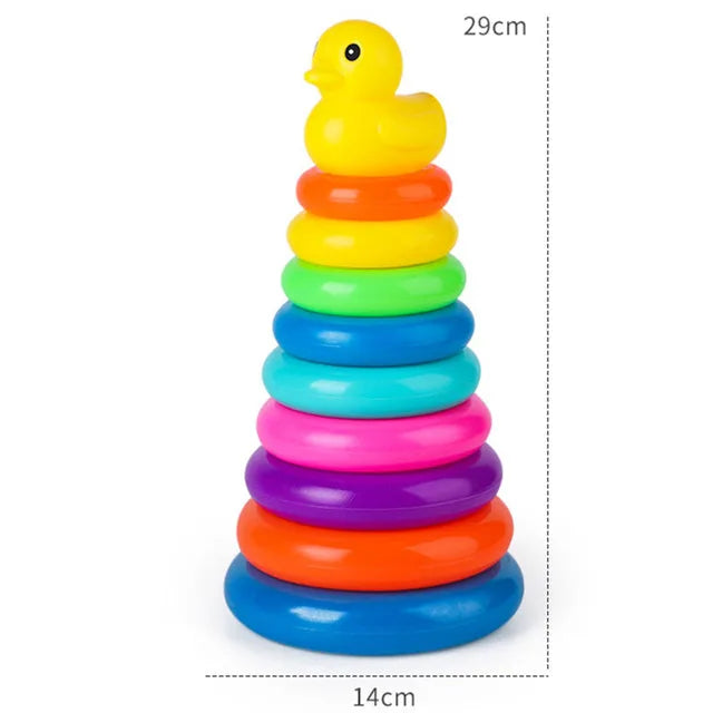 Montessori Rolling Ball Stacking Track – 5, 7 or 9 Layers