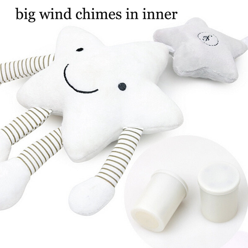 Musical Hanging Rattle Toy – Star Design for Stroller & Crib