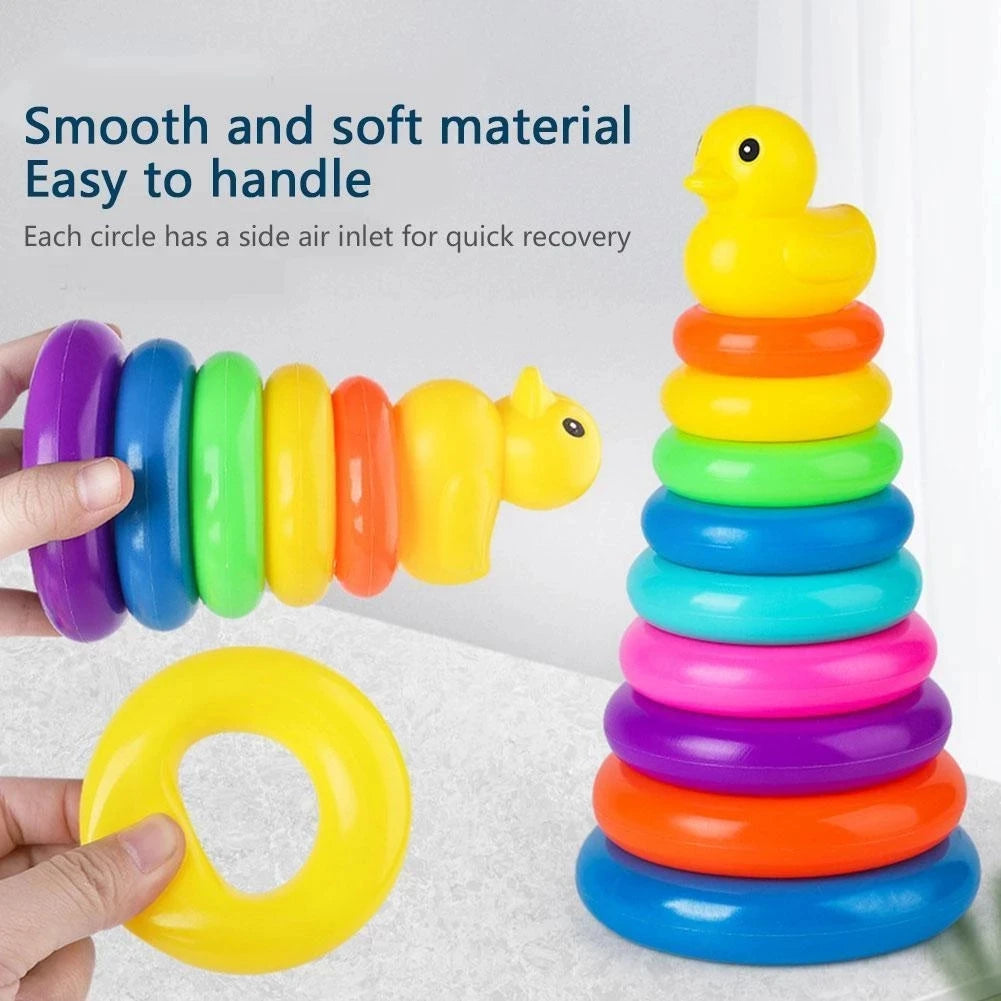 Montessori Rolling Ball Stacking Track – 5, 7 or 9 Layers