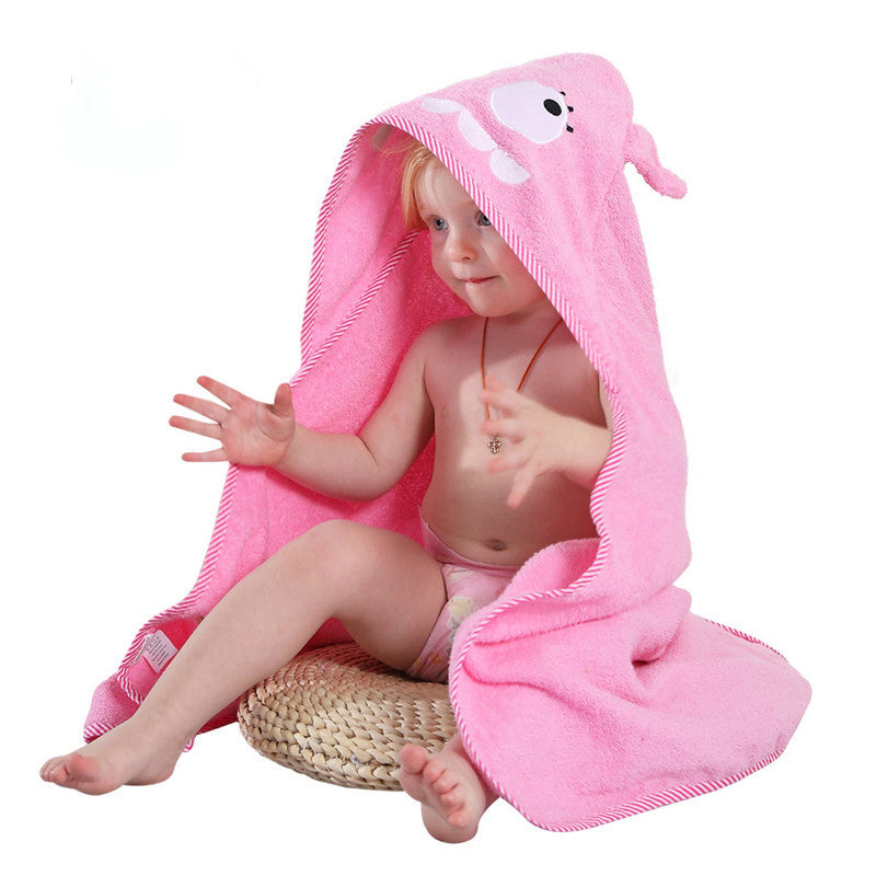 Hooded Animal Bath Towel – Cotton Towel for Babies & Toddlers