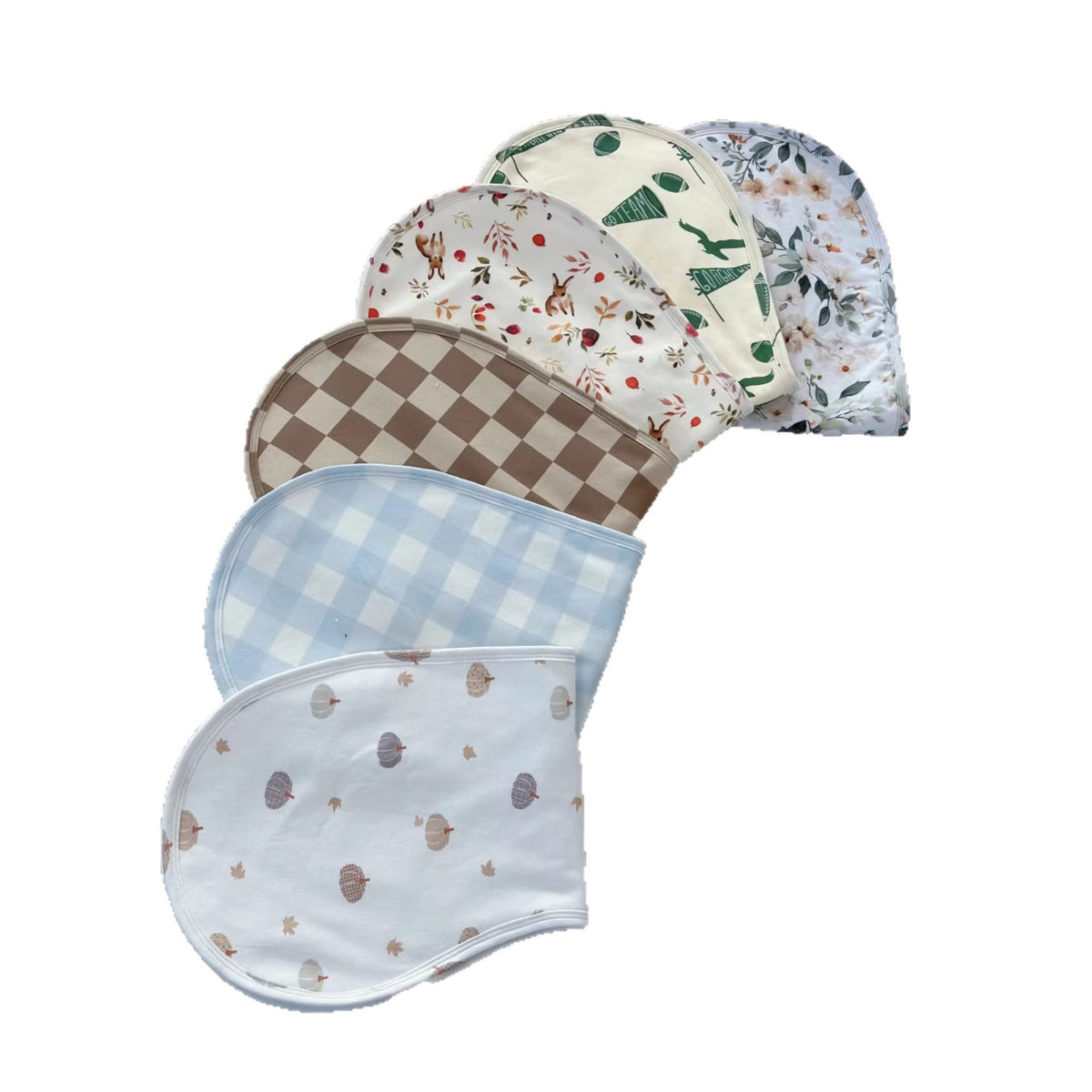 Cotton burp cloth and drool bib – photo 7