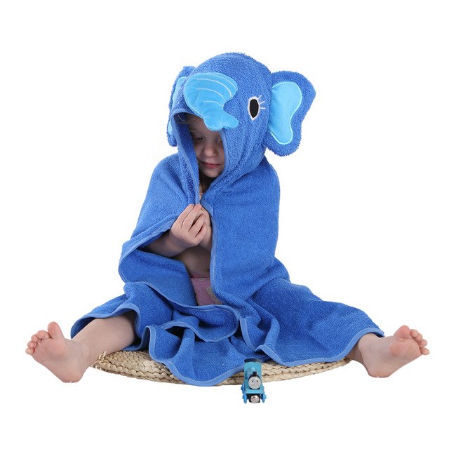Hooded Animal Bath Towel – Cotton Towel for Babies & Toddlers