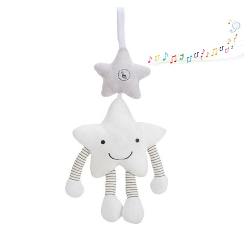 Musical Hanging Rattle Toy – Star Design for Stroller & Crib
