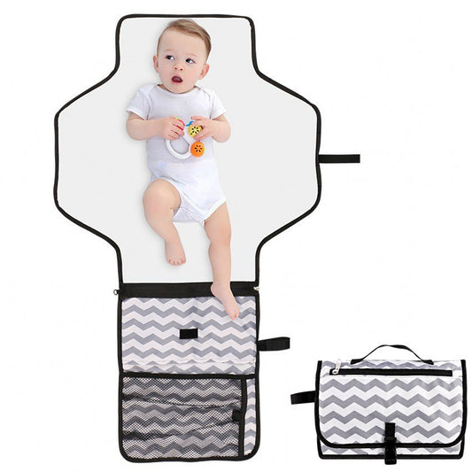Folding waterproof baby changing pad clutch - BabyGroove