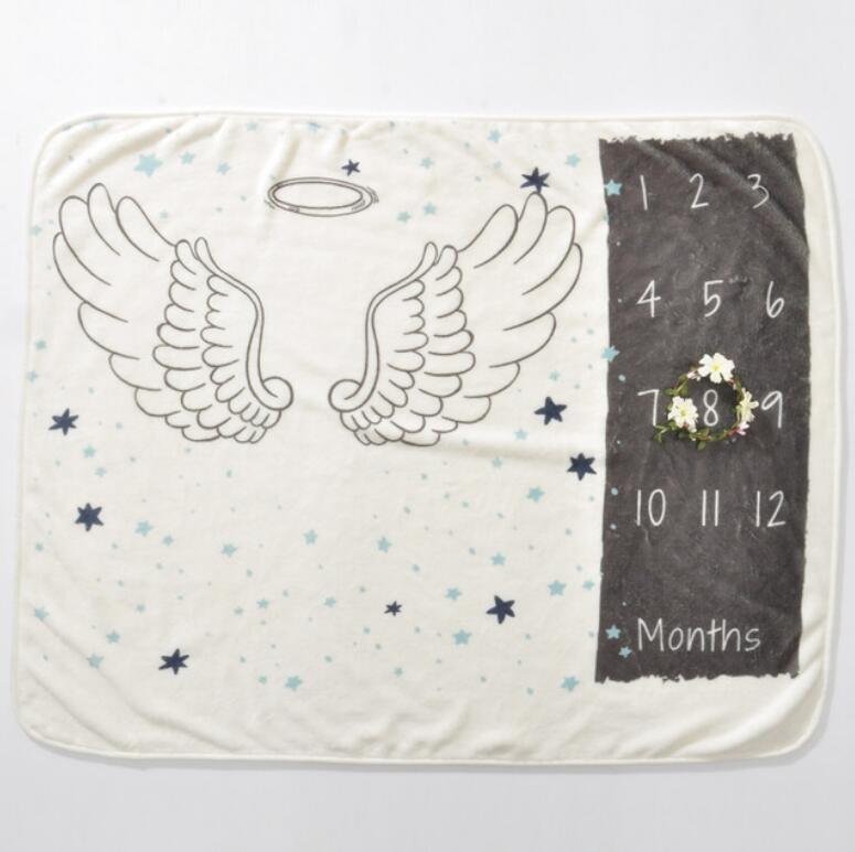 Baby monthly milestone fleece blanket – photo 11