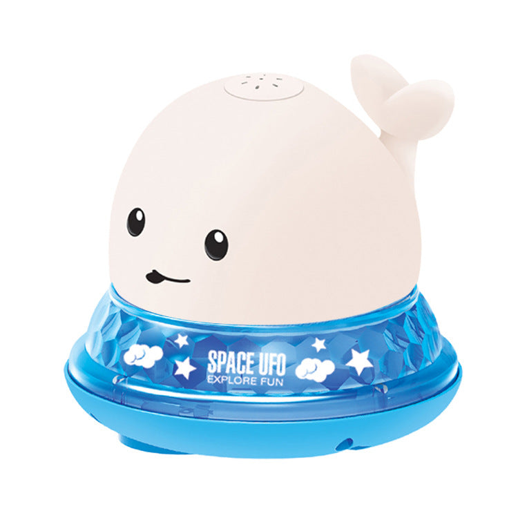 Electric Water Spray Whale Bath Toy – Induction Spray with Light & Music