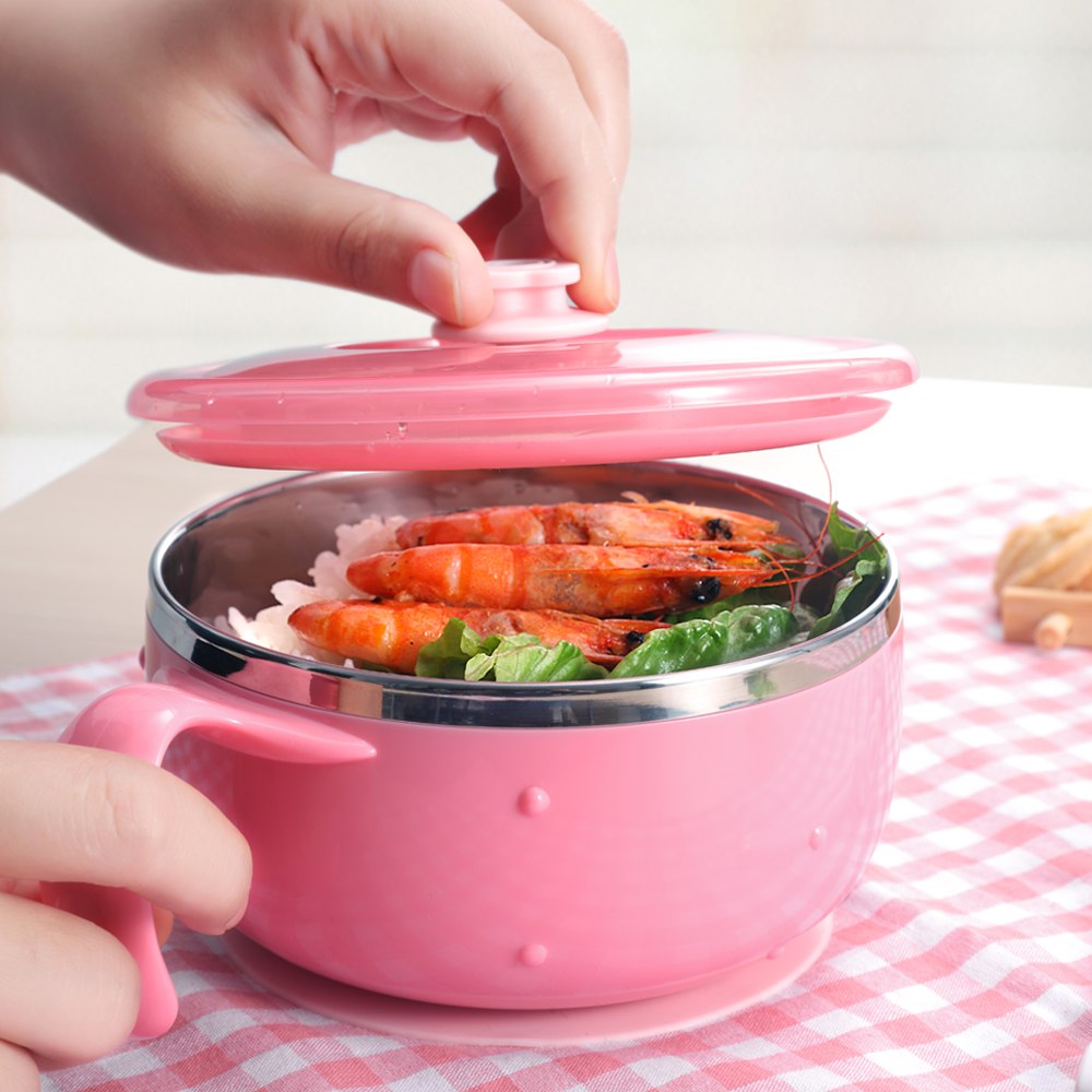 Stainless Steel Suction Bowl – 300 ml Non-Spill Baby Bowl