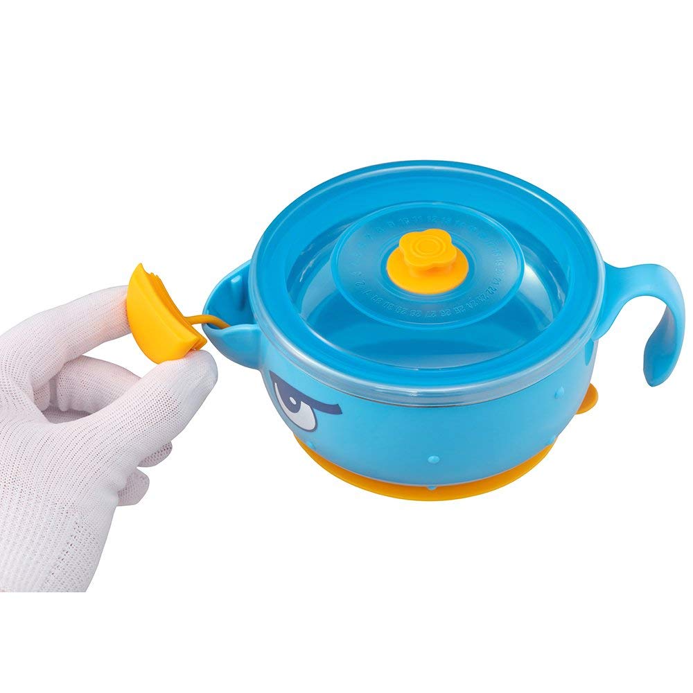 Stainless Steel Suction Bowl – 300 ml Non-Spill Baby Bowl