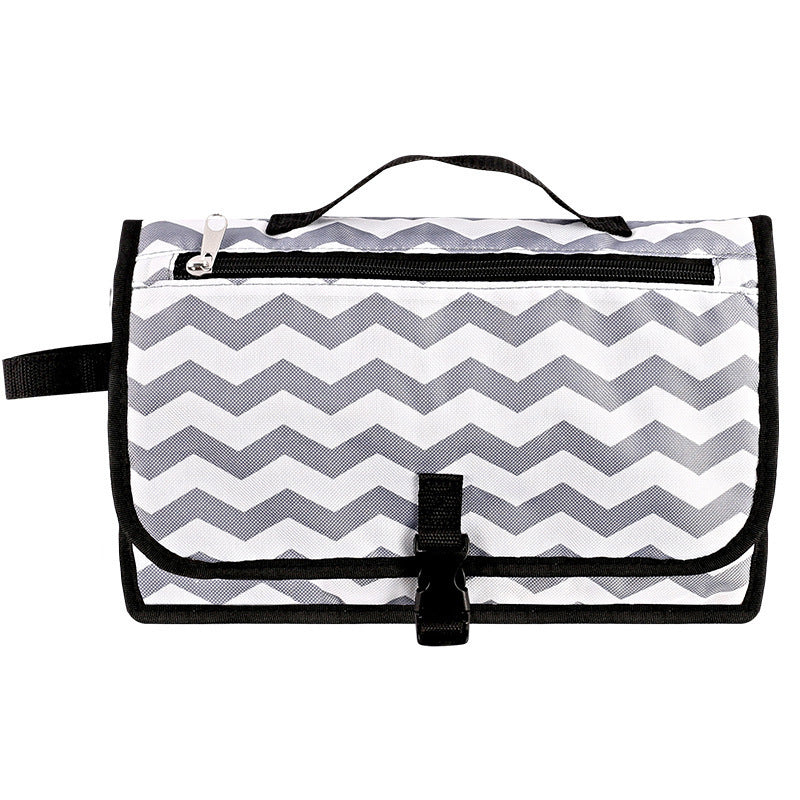 Portable Folding Changing Pad Clutch – Waterproof Travel Changing Mat