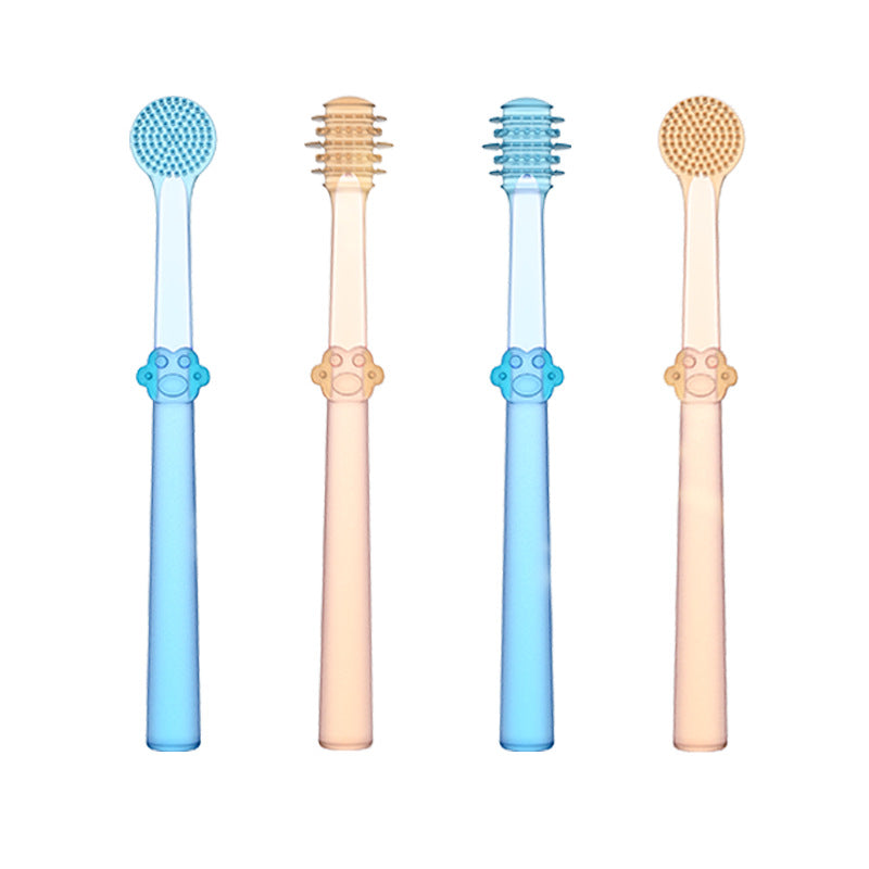 Silicone Baby Toothbrush – For Baby Teeth, Gums & Tongue