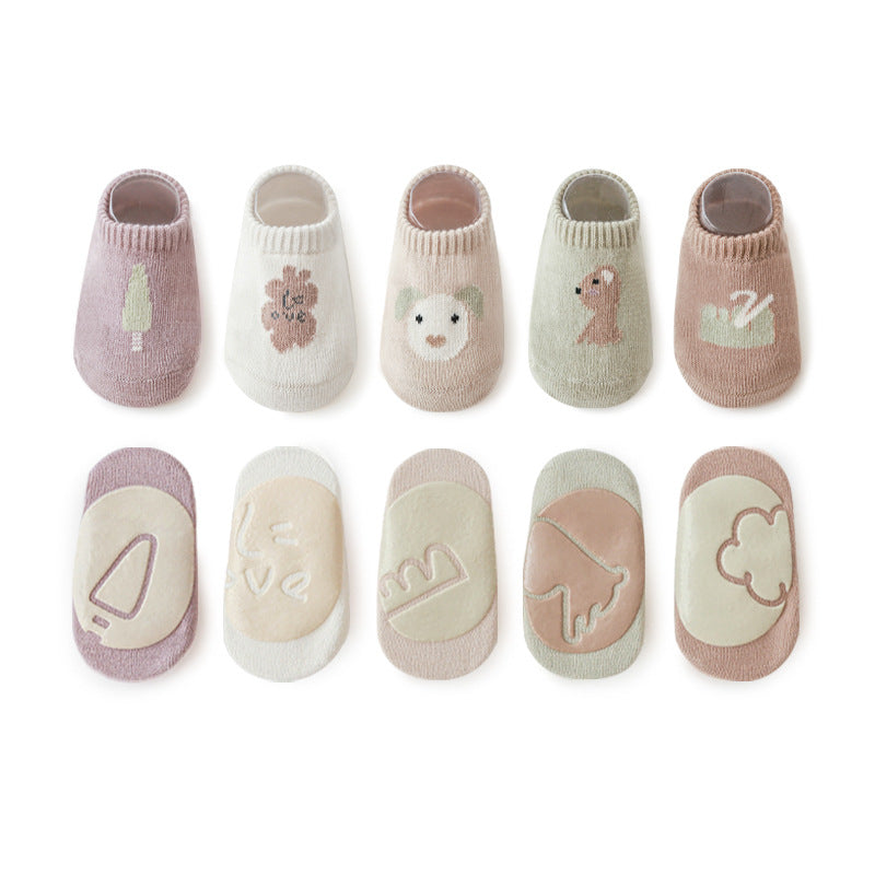 Cartoon Cotton Baby Floor Socks