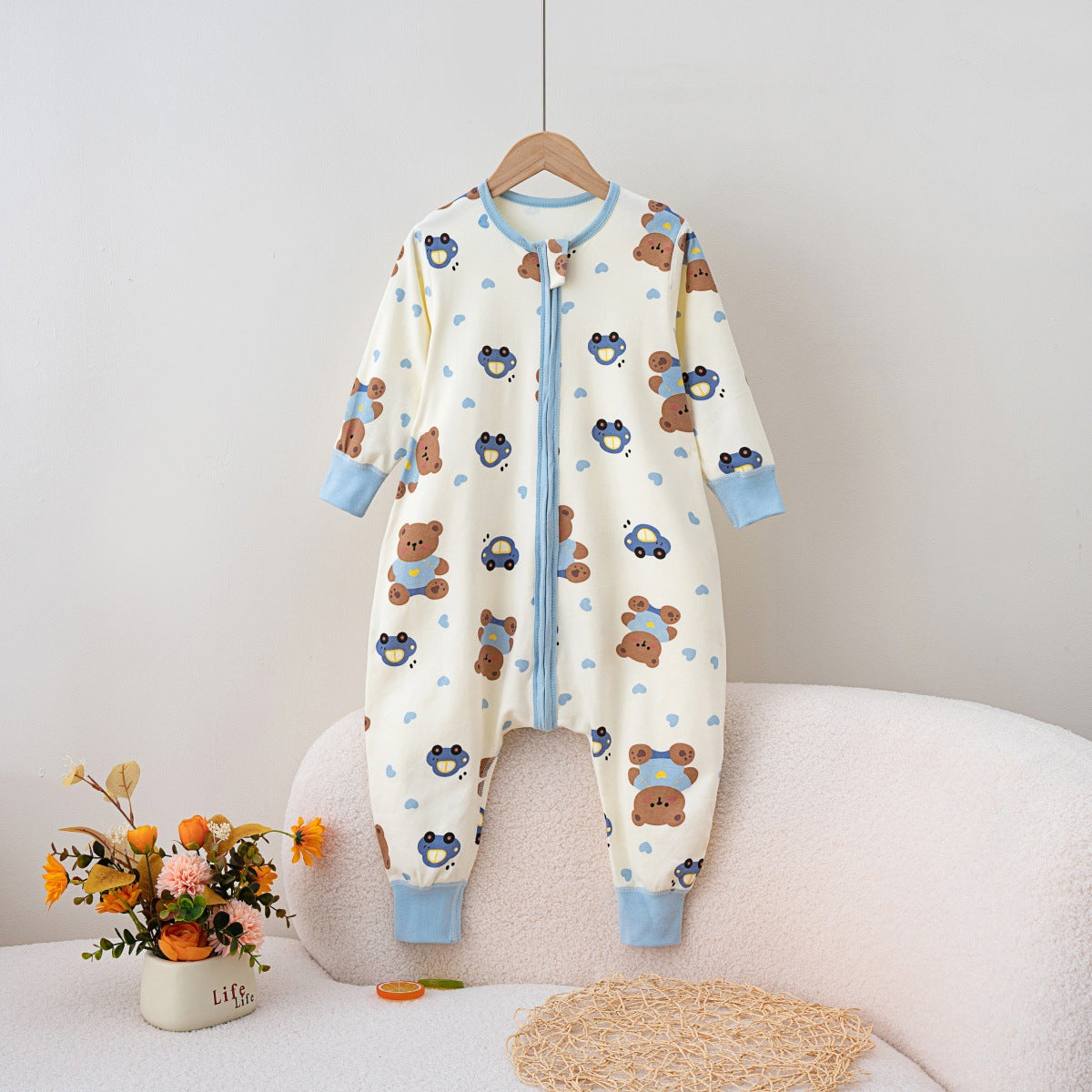 Pure cotton baby sleep sack in animal prints – photo 11