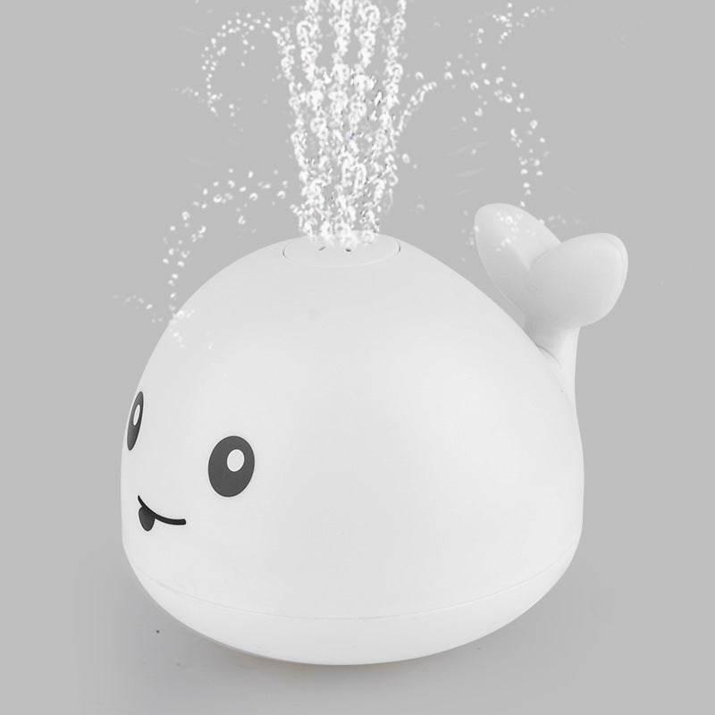 Electric Water Spray Whale Bath Toy – Induction Spray with Light & Music