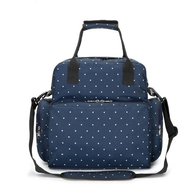 Large-Capacity Diaper Bag – Black, Blue or Red