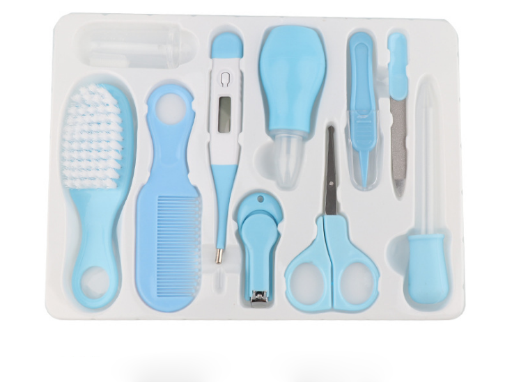 Eight-piece baby grooming and care kit - BabyGroove