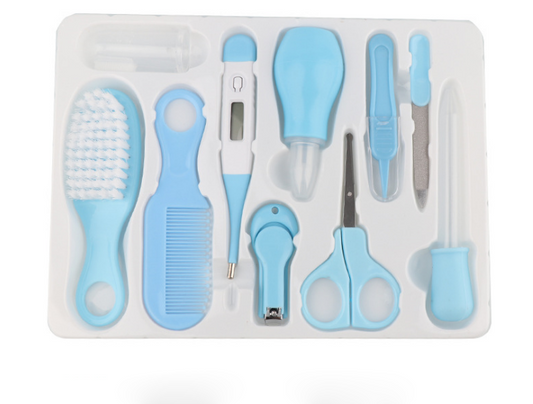 Eight-piece baby grooming and care kit - BabyGroove