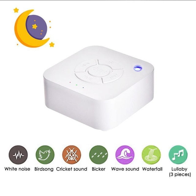 USB Rechargeable White Noise Machine – Timed Sleep Sound Machine