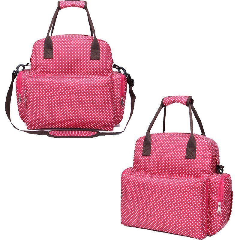 Large-Capacity Diaper Bag – Black, Blue or Red