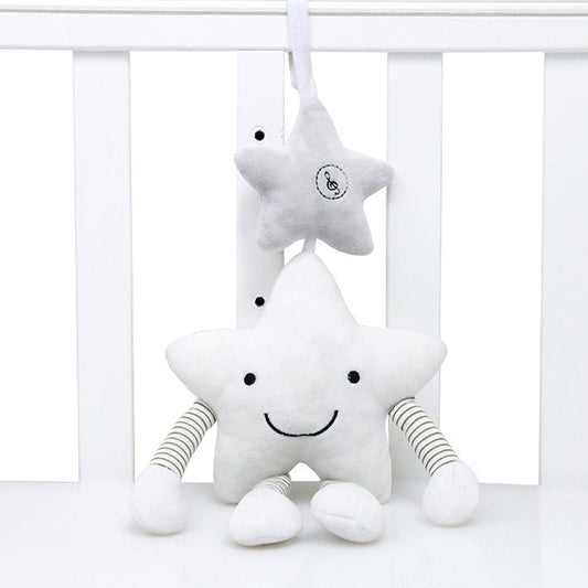 Musical star rattle toy hanging from a stroller - BabyGroove