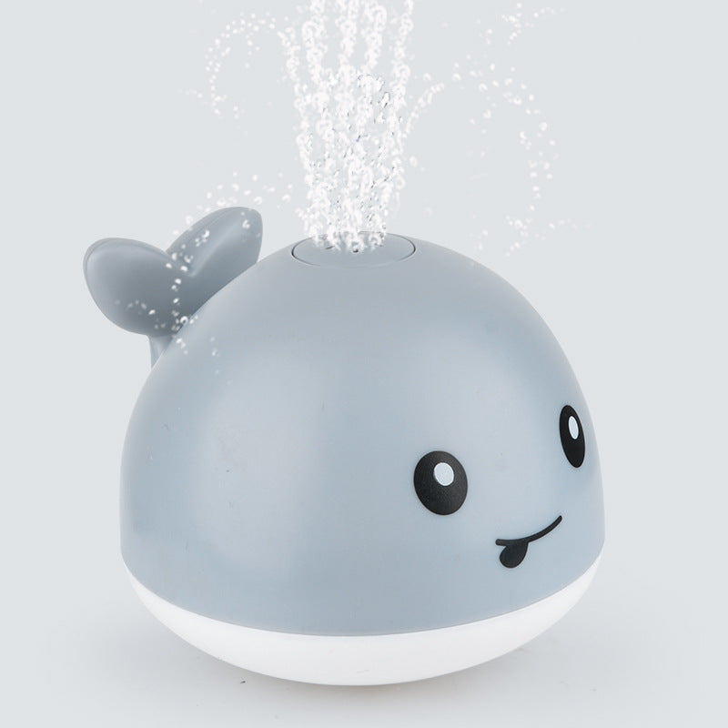 Electric Water Spray Whale Bath Toy – Induction Spray with Light & Music