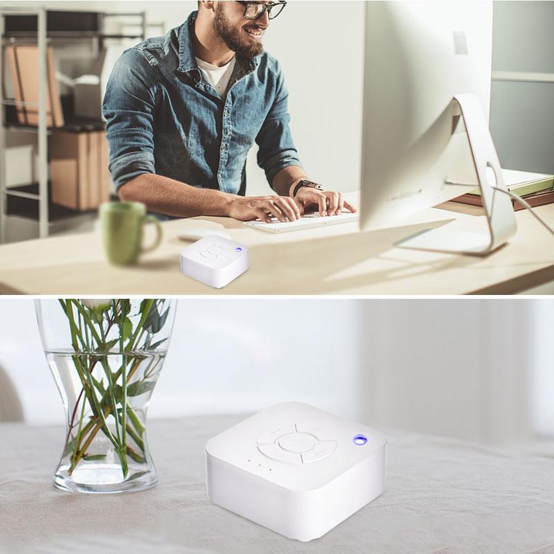 USB Rechargeable White Noise Machine – Timed Sleep Sound Machine