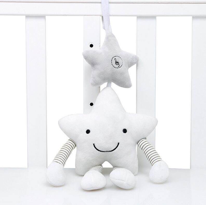Musical Hanging Rattle Toy – Star Design for Stroller & Crib