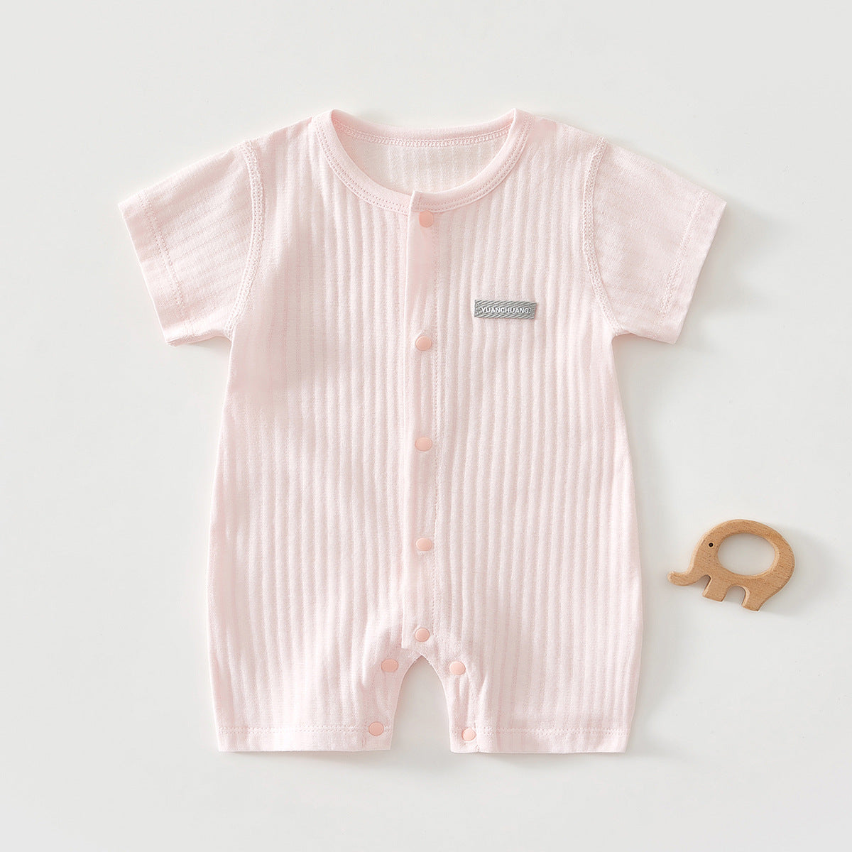 Textured Baby Romper – Jacquard & Embroidered Styles, 59–90 cm