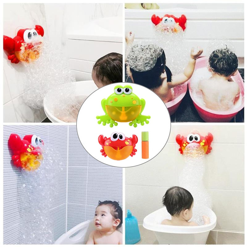 Crab bubble machine bath toy - BabyGroove