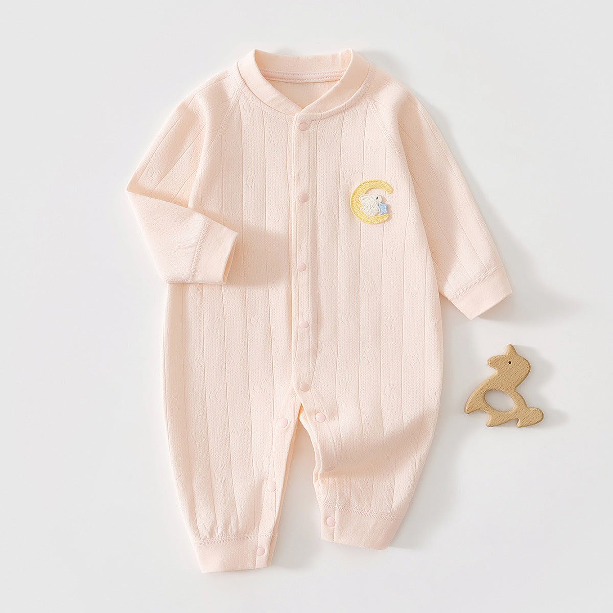Star & Moon Baby Romper – 4 Colors, 59–90 cm