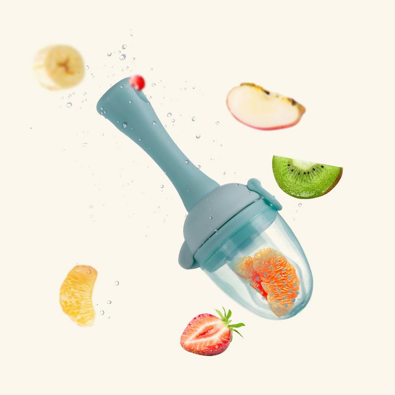 Baby Fruit Feeder with Pacifier Chain – Fresh Food Nibbler