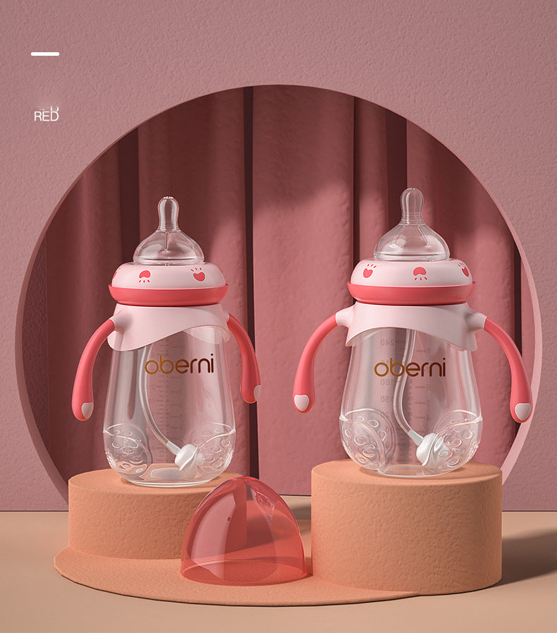 Fall-Resistant PP Baby Bottle – 240 ml or 300 ml