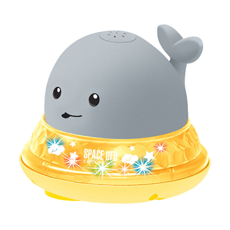 Electric Water Spray Whale Bath Toy – Induction Spray with Light & Music