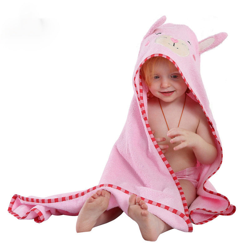 Hooded Animal Bath Towel – Cotton Towel for Babies & Toddlers