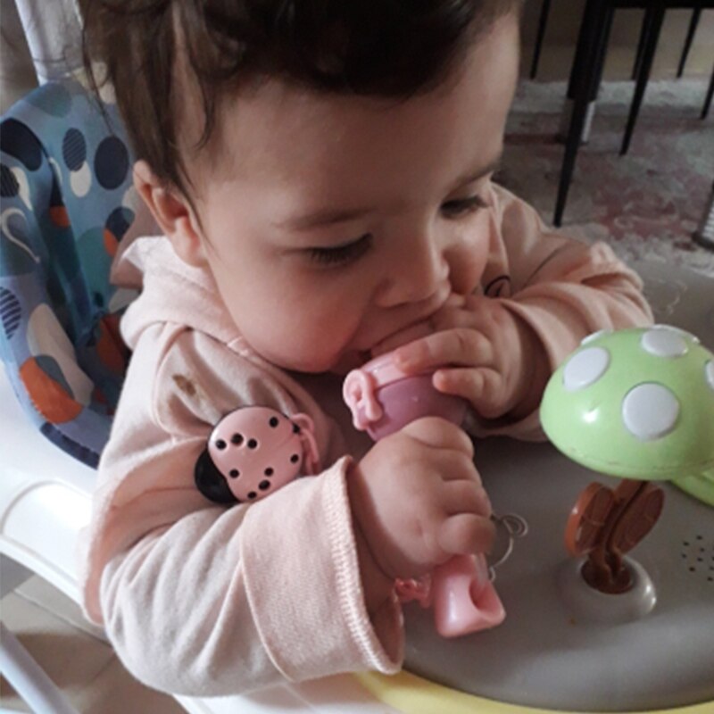 Baby Fruit Feeder with Pacifier Chain – Fresh Food Nibbler