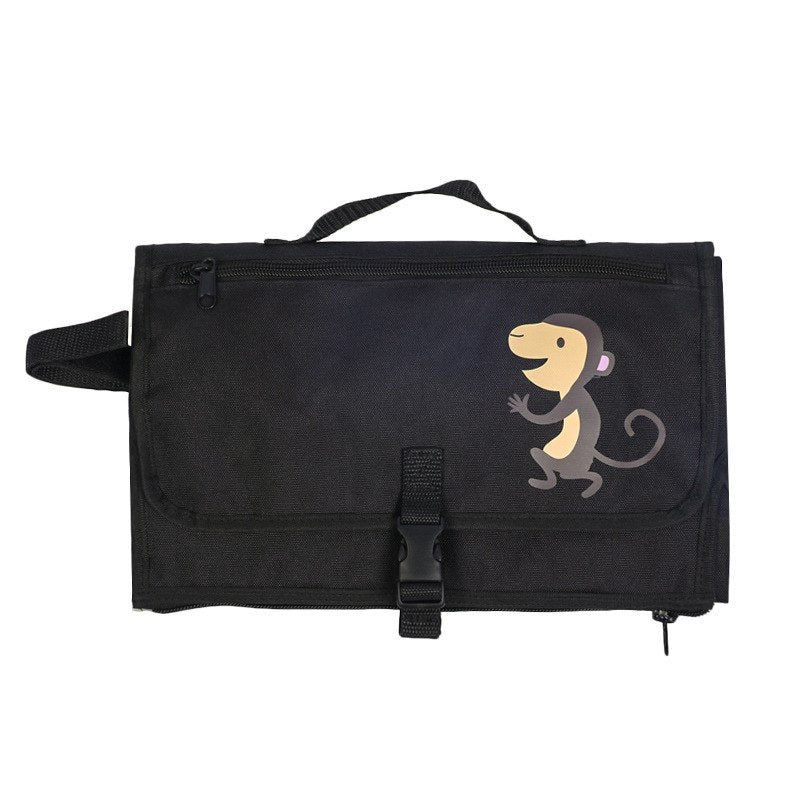 Portable Folding Changing Pad Clutch – Waterproof Travel Changing Mat