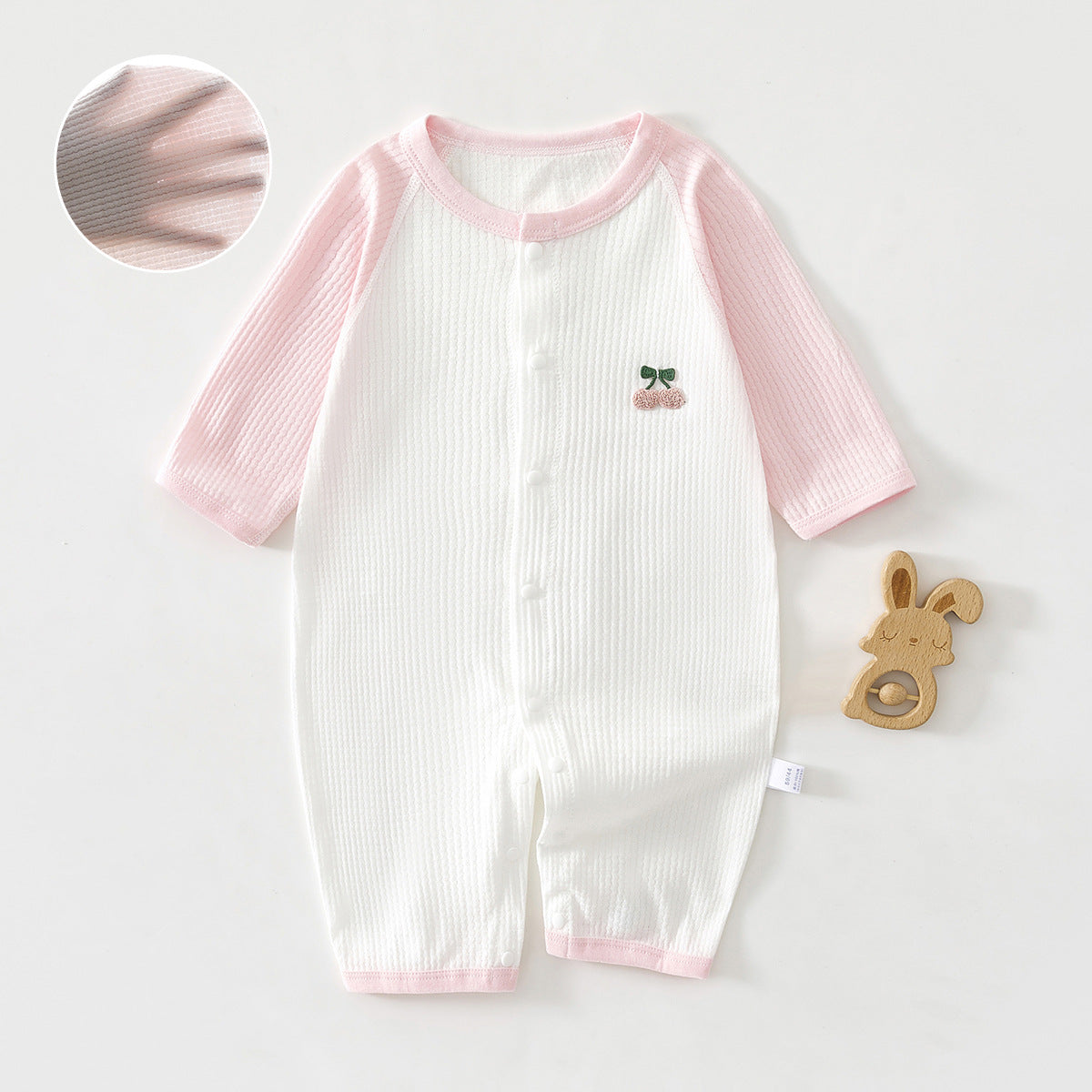 Cute Print Baby Romper – Cherry, Bear, Whale or Dinosaur