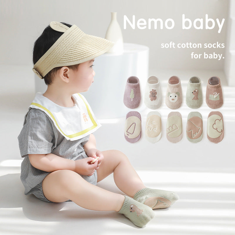 Cartoon Cotton Baby Floor Socks