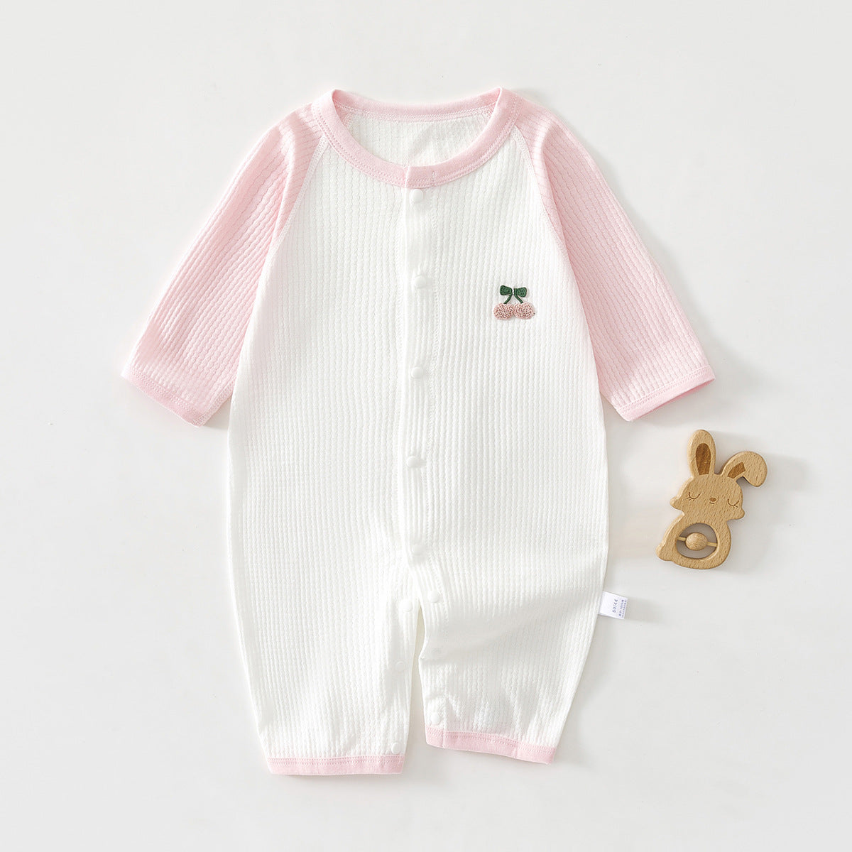 Cute Print Baby Romper – Cherry, Bear, Whale or Dinosaur
