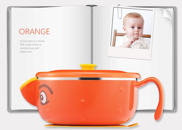 Stainless Steel Suction Bowl – 300 ml Non-Spill Baby Bowl