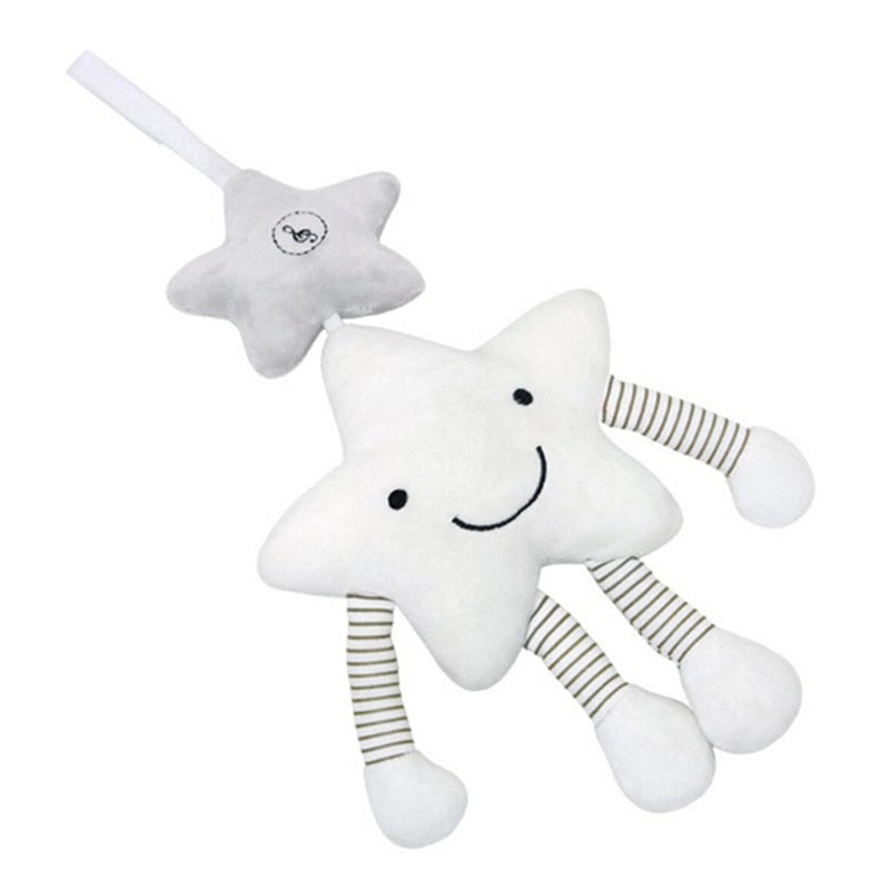 Musical Hanging Rattle Toy – Star Design for Stroller & Crib