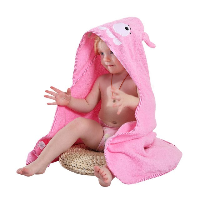 Hooded Animal Bath Towel – Cotton Towel for Babies & Toddlers
