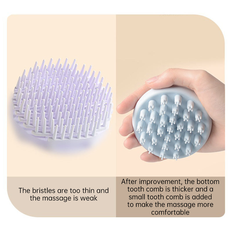 Silicone Baby Shampoo Brush – Scalp Massage & Body Scrub Bath Brush