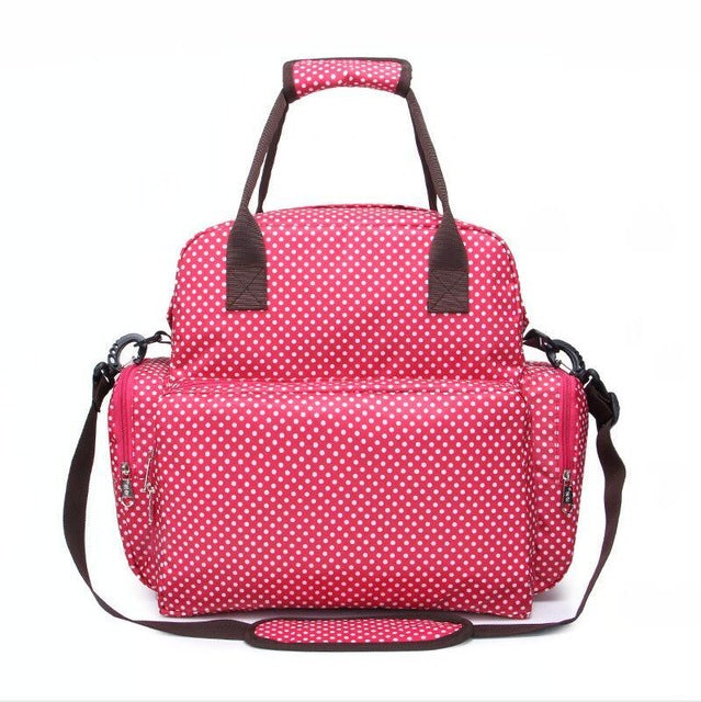 Large-Capacity Diaper Bag – Black, Blue or Red