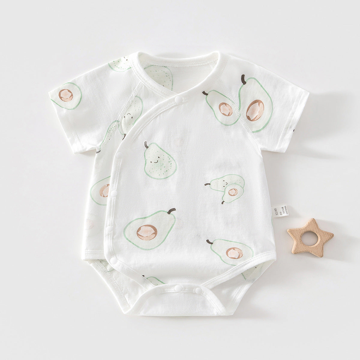 Fruit & Animal Print Baby Romper – Whale, Strawberry, Bear or Avocado