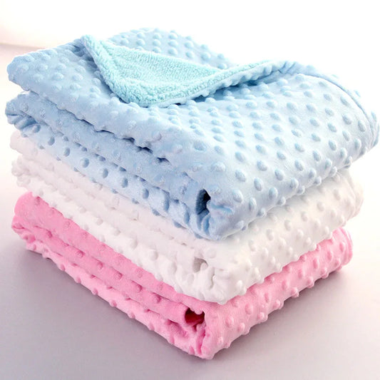 Soft fleece baby blanket - BabyGroove
