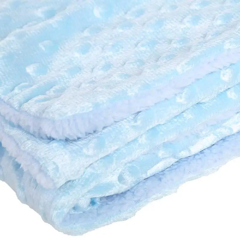 Soft Fleece Baby Blanket – Warm Newborn Swaddle, 6 Colors