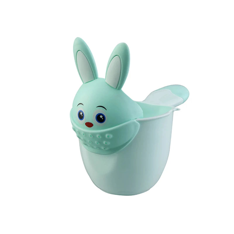 Baby Shampoo Rinse Cup – Cartoon Bath Cup, Green or Pink